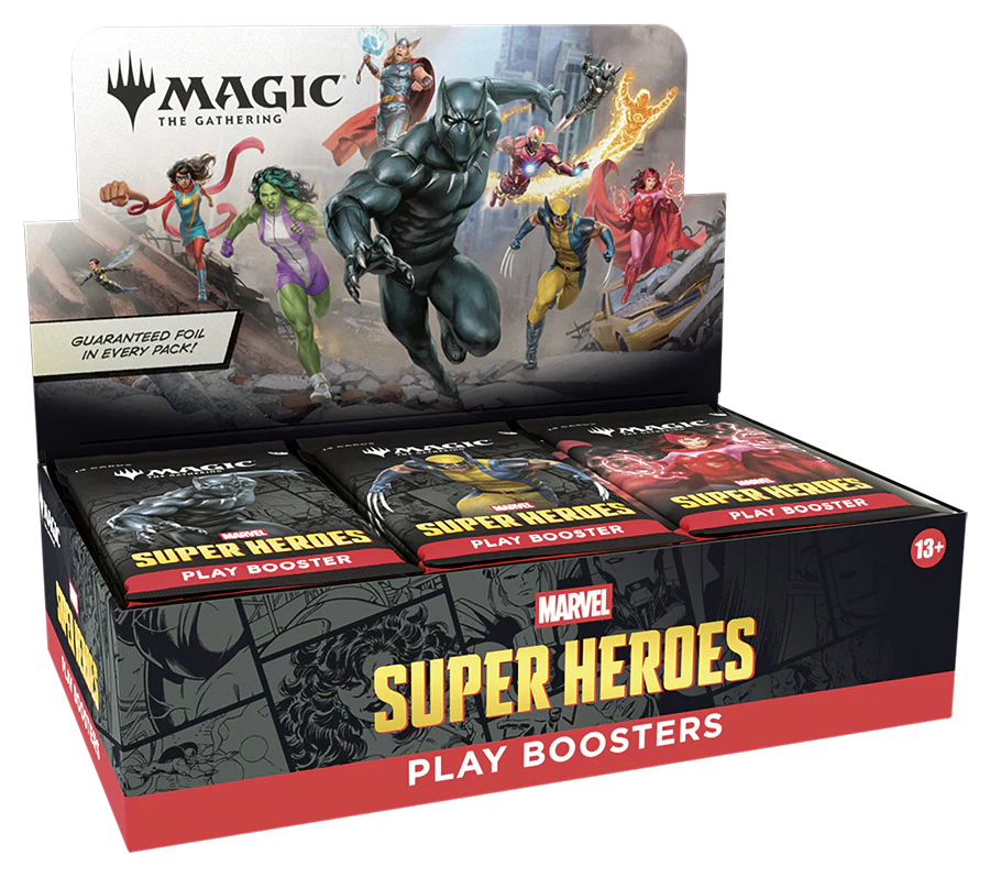 Marvel Super Heroes: Play Booster Box (Presale - Expected Release Date June 26th, 2026)
