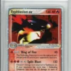 Pokemon Graded: Typhlosion ex 99/100 Sandstorm (2003) Holo AGS 9.5