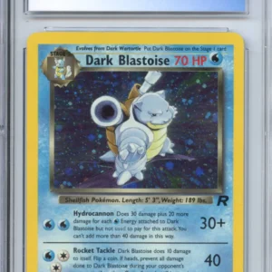 Pokemon Graded: Dark Blastoise 3/82 Team Rocket Unlimited (2000) Holo CGC 7