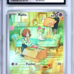Pokemon Graded: Ralts 211/198 Scarlet & Violet Base Set (2023) IR Holo CGC 10