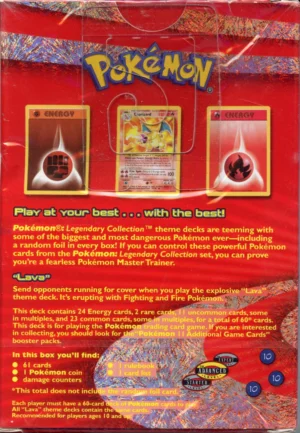 Alternative view of Pokemon: Legendary Collection Lava Deck Sealed - Display Fresh
