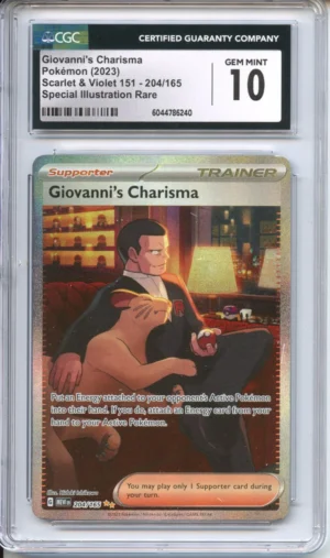 Pokemon Graded: Giovanni's Charisma CGC 10