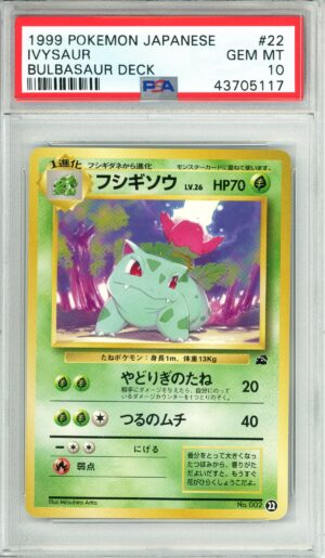 Pokemon Graded: JP Ivysaur #22 Bulbasaur Deck (1999) PSA 10