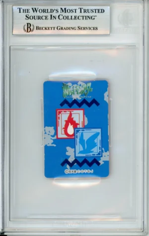 Alternative view of Pokemon Graded: Charizard #6 Carddass Zokan Mini (1997) Beckett 8